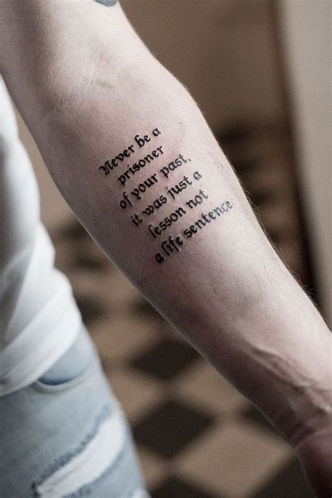 Meaningful Deep Quote Tattoos